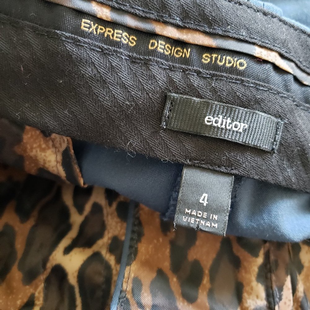 Express l Mid Rise Editor Trouser Pants 4 - Picture 3 of 5